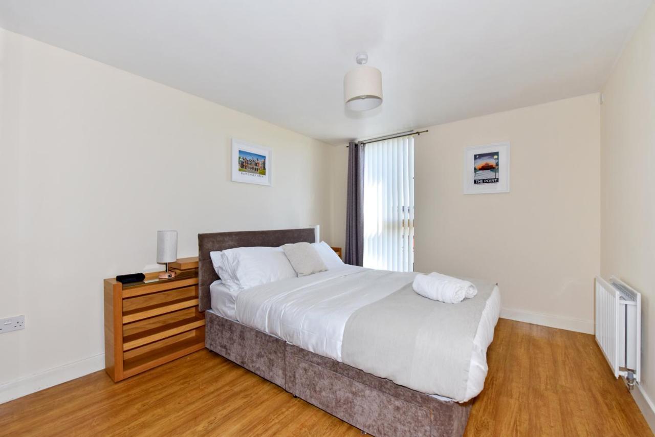 The Vizion Serviced Apartments From Pincott Properties - Free Parking, Private Balcony, And Wifi Milton Keynes Buitenkant foto