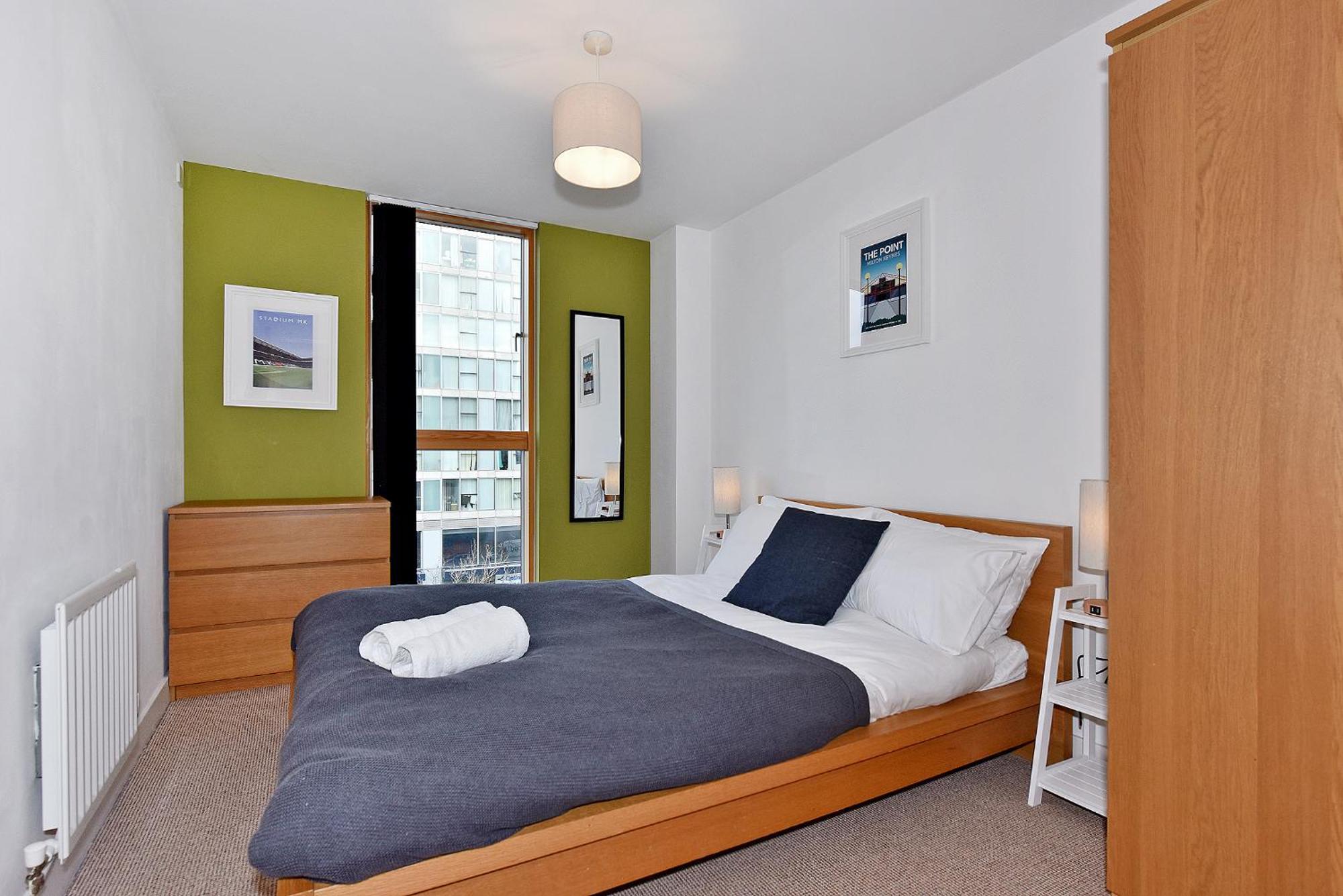 The Vizion Serviced Apartments From Pincott Properties - Free Parking, Private Balcony, And Wifi Milton Keynes Buitenkant foto
