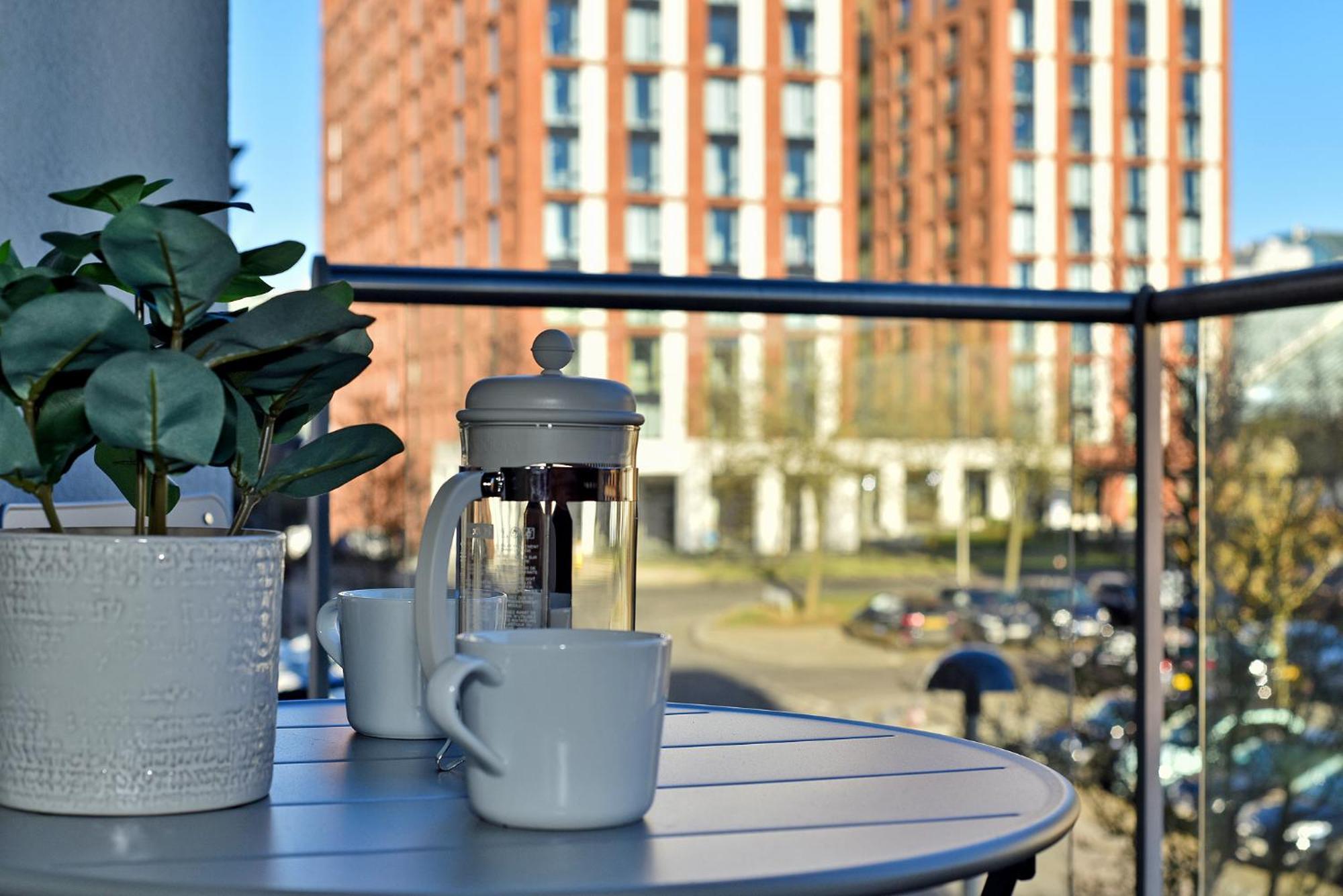 The Vizion Serviced Apartments From Pincott Properties - Free Parking, Private Balcony, And Wifi Milton Keynes Kamer foto